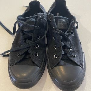 Converse Allstar all black shoes
